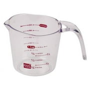 GoodCook Clear Liquid Measuring Cup, 1-Cup Capacity, Easy-to-Read Measurements