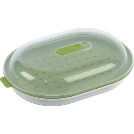 GoodCook Everyday Microwave Food Steamer for Fish & Vegetables