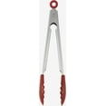 thumbnail interactive-video image 1 of Food Tongs, Everyday Nylon Head Locking Tongs, GoodCook, 1 Piece, 1 of 5
