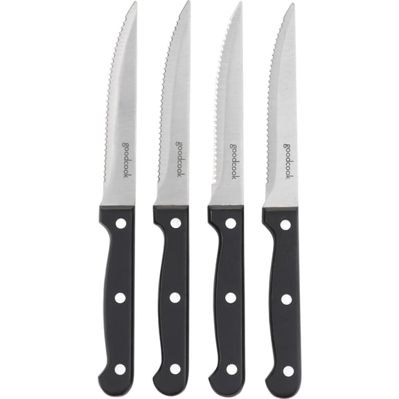 GoodCook Steak Knives 4pk, Full-Tang