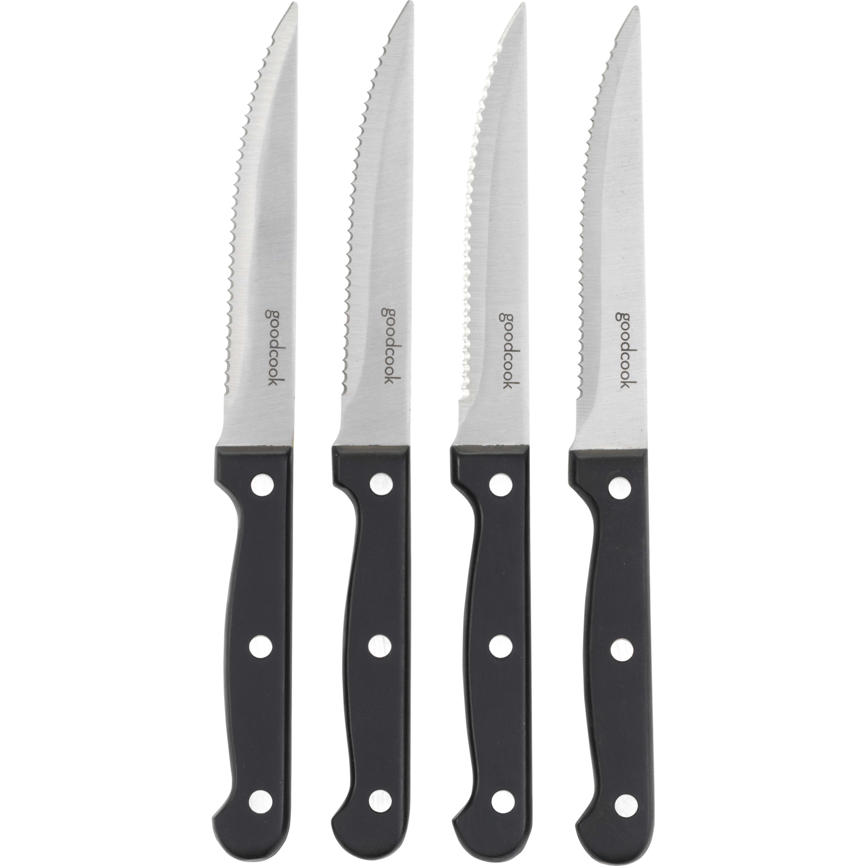 GoodCook Everyday Steak Knives 4pk, FullTang