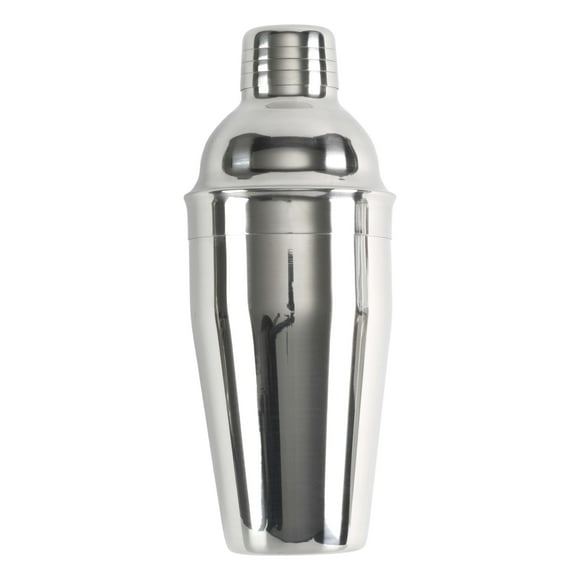 GoodCook Gourmet Cocktail Shaker, 16oz Stainless Steel with 1oz. Jigger Cap Barware