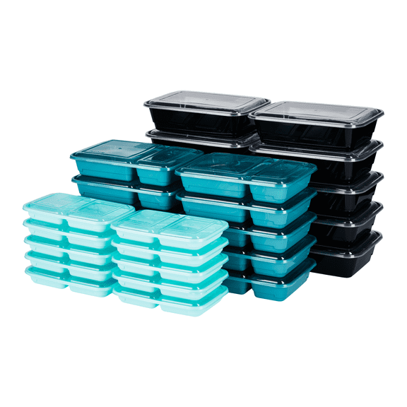 GoodCook Meal Prep 30 Count Assorted Food Storage Container Set With Lids, BPA Free