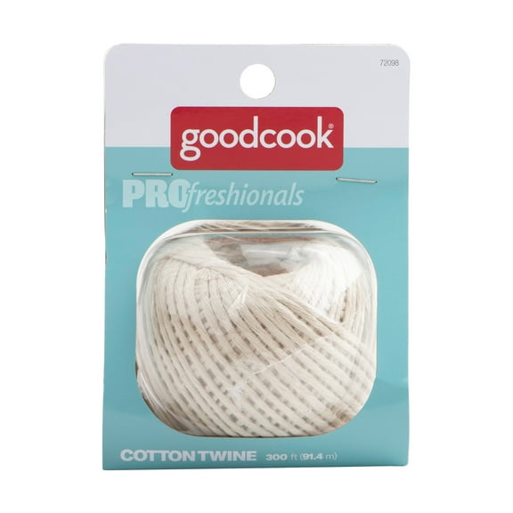 GoodCook Natural Cotton Cooking and Crafting Twine String Ball 300 ft Kitchen Food Safe Meat Pol