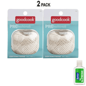 GoodCook Natural Cotton Cooking and Crafting Twine String Ball 300 ft Kitchen Food Safe Meat Pol