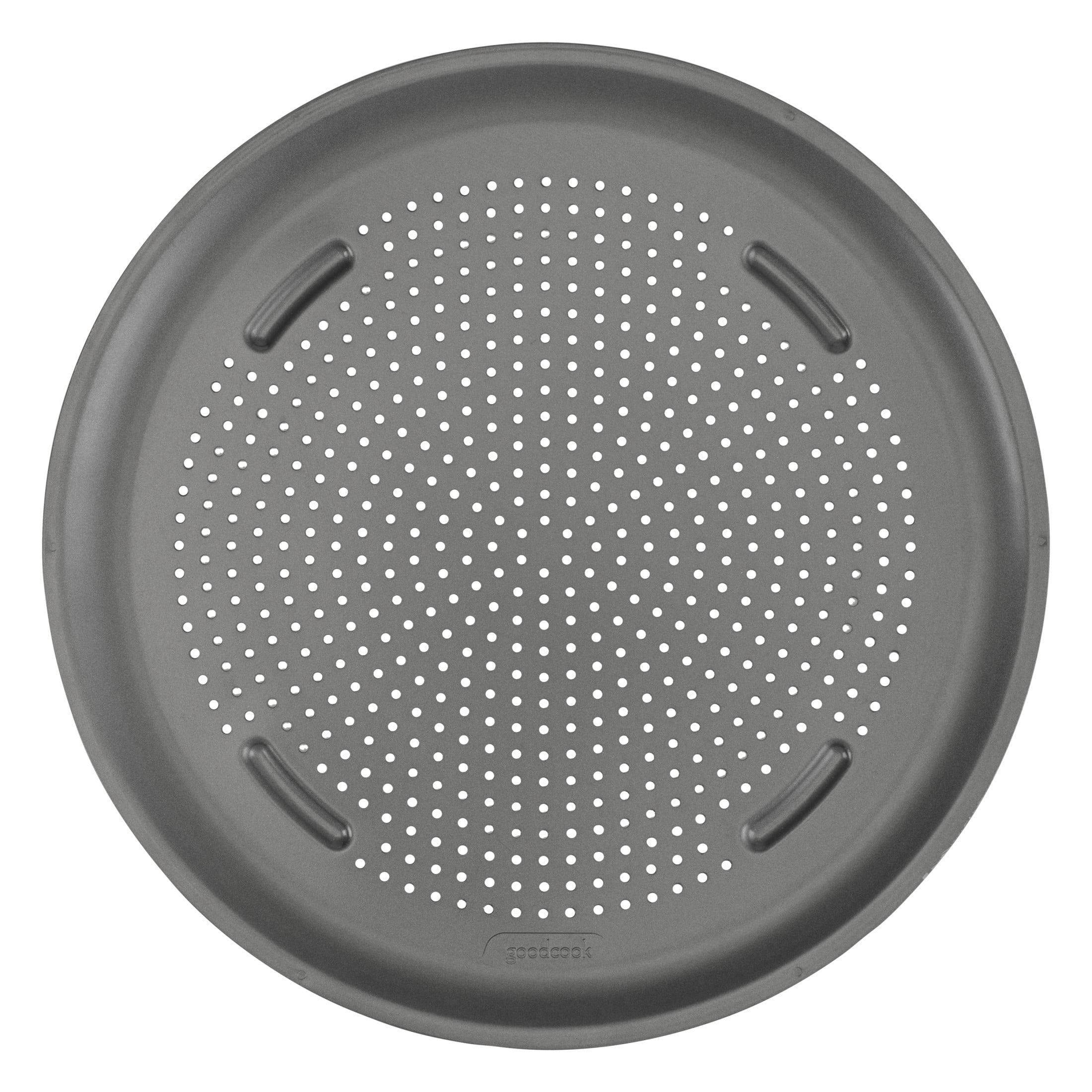 GoodCook Nonstick 16” Pizza Pan, Perforated Round Baking Pan