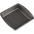 thumbnail image 1 of Nonstick Steel Cake Pan 8", Square, Gray, GoodCook, 1 of 4