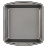 Nonstick Steel Cake Pan 8", Square, Gray, GoodCook