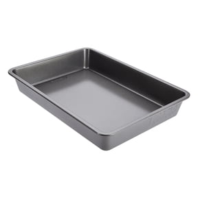 GoodCook PRO Nonstick Carbon Steel Oblong Baking Pan, 9 Inch x 13 Inch, Gray