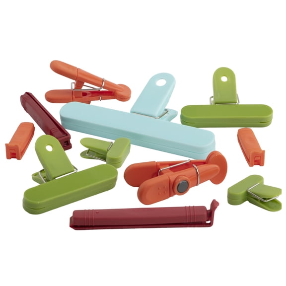 GoodCook PROfreshionals 11-Piece Multicolor Plastic Bag Clips Set