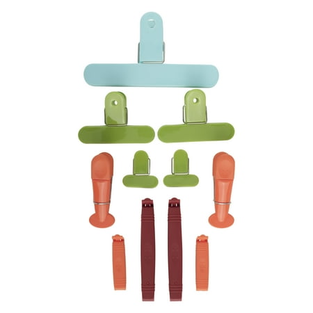 GoodCook PROfreshionals 11-Piece Multicolor Plastic Bag Clips Set