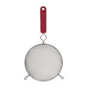 GoodCook PROfreshionals 6" Stainless Steel Mesh Strainer, Red