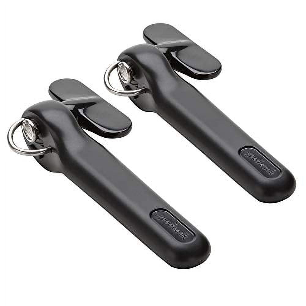 GoodCook Pack of 2 Safe Cut Manual Can Openers with Stainless Steel Cutting  Blades, Black 