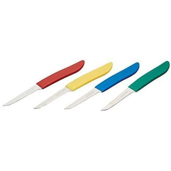 GoodCook Paring Knives Set - Stainless Steel Blades - 4 Piece, Multicolor