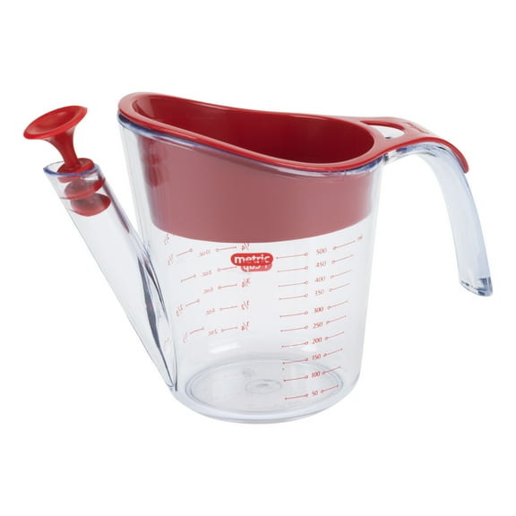 GoodCook Plastic 2-Cup Fat Separator with Removable Silicone Stopper