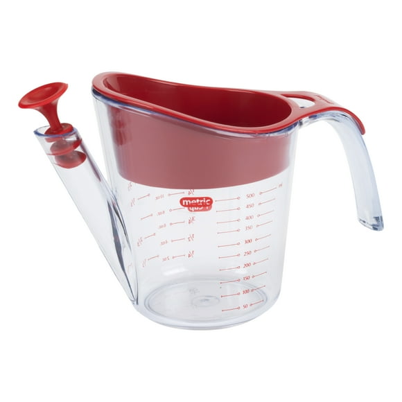 GoodCook Plastic 2-Cup Fat Separator with Removable Silicone Stopper