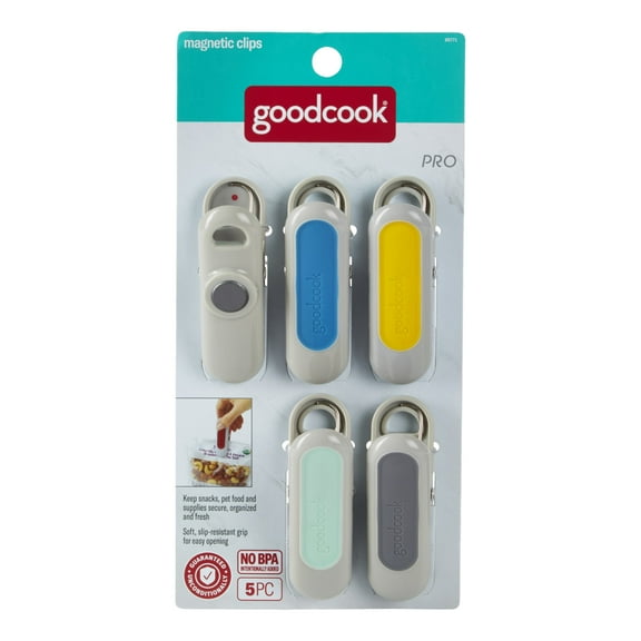 GoodCook Pro Magnetic Bag Clips, Set of 5