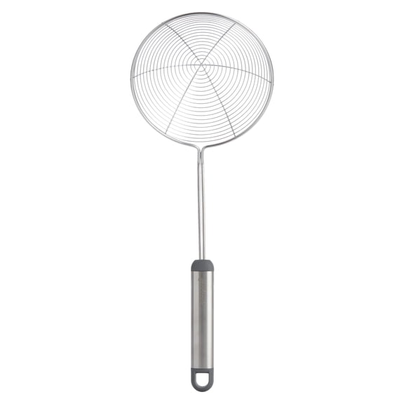 GoodCook Pro Stainless Steel Spider Wok Strainer with 13.5-Inch Handle for Safe Food Lifting