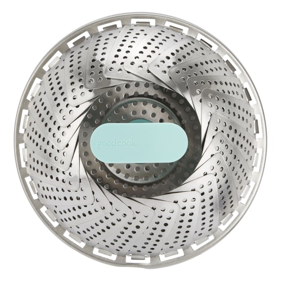 GoodCook Pro Stainless Steel Steamer Basket with Silicone Feet and Handle