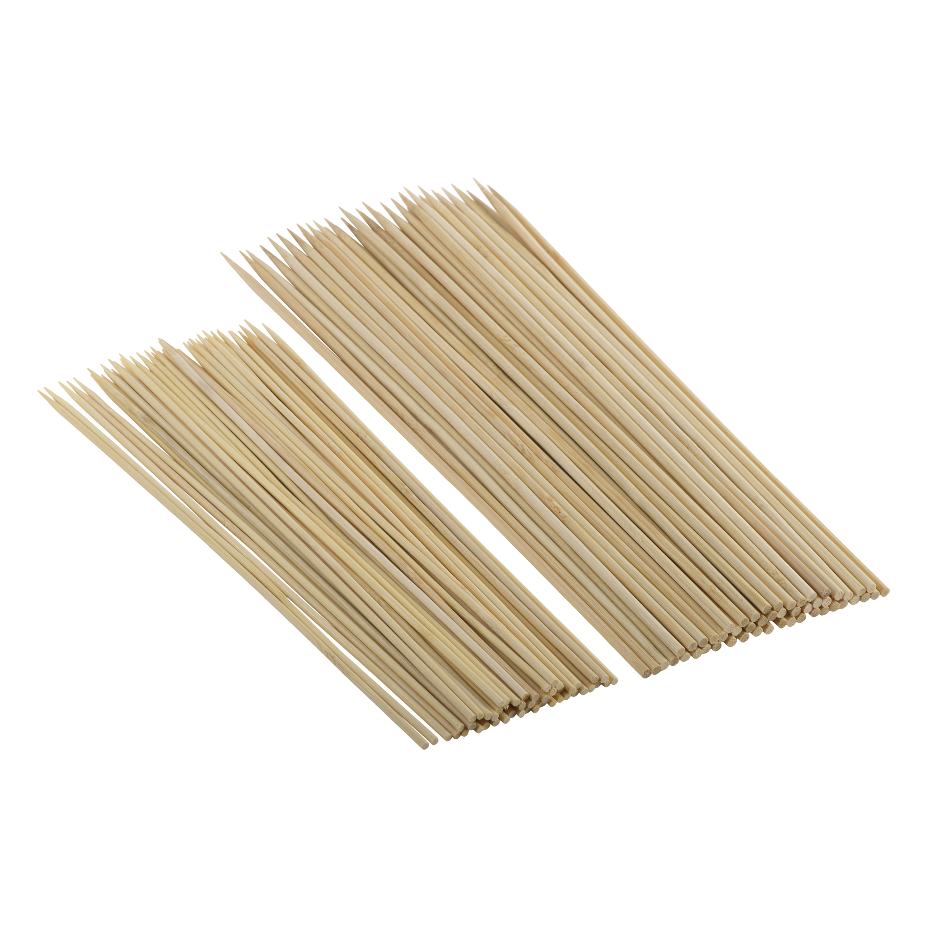  DecorRack 400 Natural Bamboo Skewer Sticks, Natural Wood  Barbecue Skewers for Grilling, Kabob, Fruit, Appetizers, Cocktail, Brunch,  Chocolate Fountain, BBQ Skewers, 12 inch (Pack of 400) : Patio, Lawn &  Garden