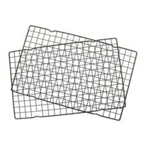 GoodCook Ready 2pk Cooling Racks: Nonstick Steel Baking & Cookie Wire Racks, Hand Wash, 16"x10.3", Black