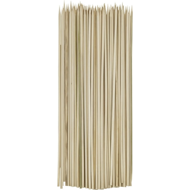GoodCook Silver Bamboo 12" Skewers Pack, 100 Count