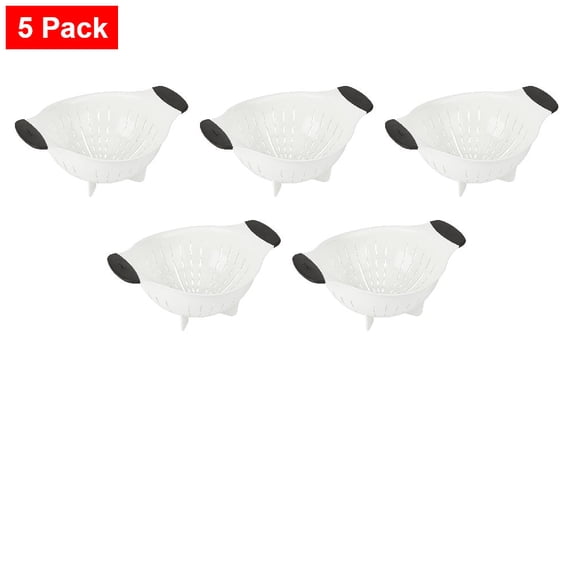 GoodCook Touch 3-Quart Colander - White/Black 1 ct - 5 Pack