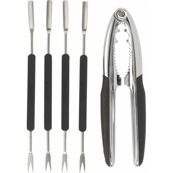 GoodCook Touch Seafood and Nut Cracker with Picks, Comfort Grip Handle Kitchen Gadget