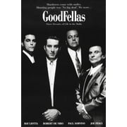 GoodFellas Black and White Movie Art Poster - Decorative Print - Poster Paper - Ready to Frame