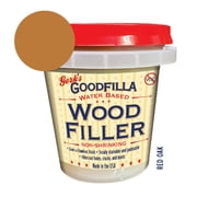 GoodFilla Heavy Body Water-Based Wood & Grain Filler, Red Oak, 8 oz