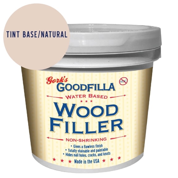 GoodFilla Water Based Wood Finish, NEUTRAL/TINT BASE, Gallon