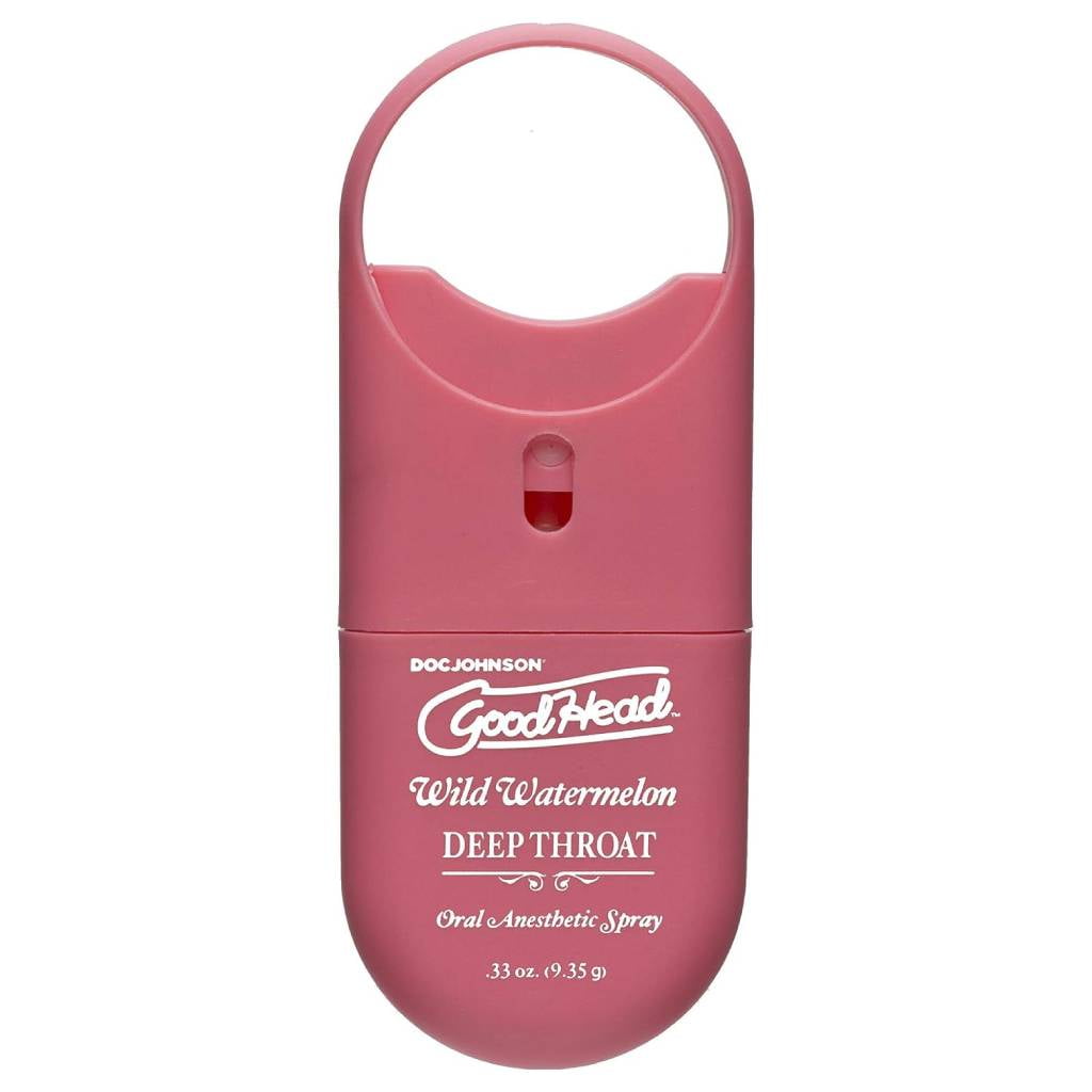 DOC JOHNSON GoodHead Deep Throat to-Go Spray 0.33oz - Wild Watermelon