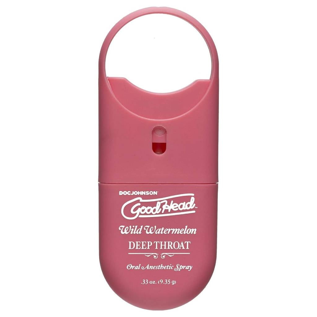 DOC JOHNSON GoodHead Deep Throat to-Go Spray 0.33oz - Wild Watermelon