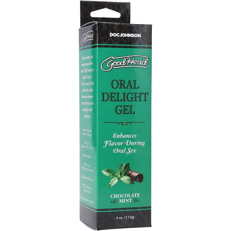 GoodHead Oral Delight Gel, Water Based Flavored Personal Lubricant