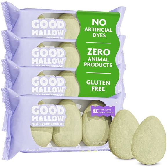 GoodMallow Plant-Based Marshmallow Eggs 100% Vegan Gluten & Gelatin Free