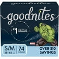 thumbnail image 1 of GoodNites Bedtime Bedwetting Underwear for Boys- Small/Medium (74 ct.), 1 of 1