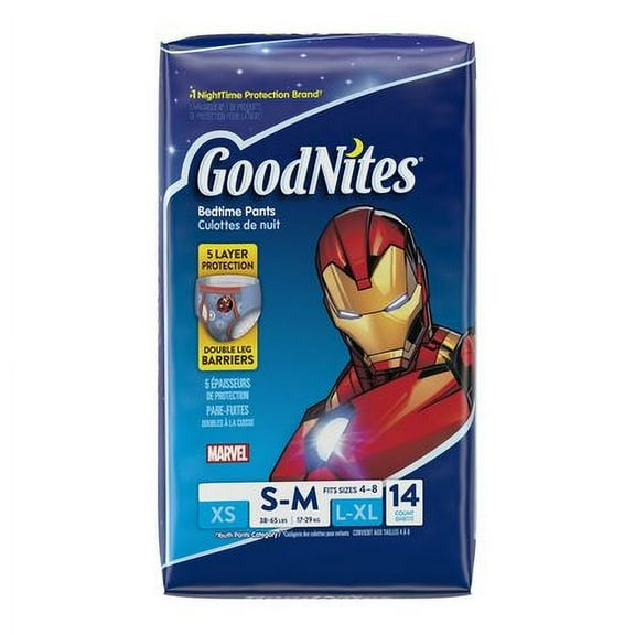 GoodNites Boys' NightTime Underwear (Pack of 6)