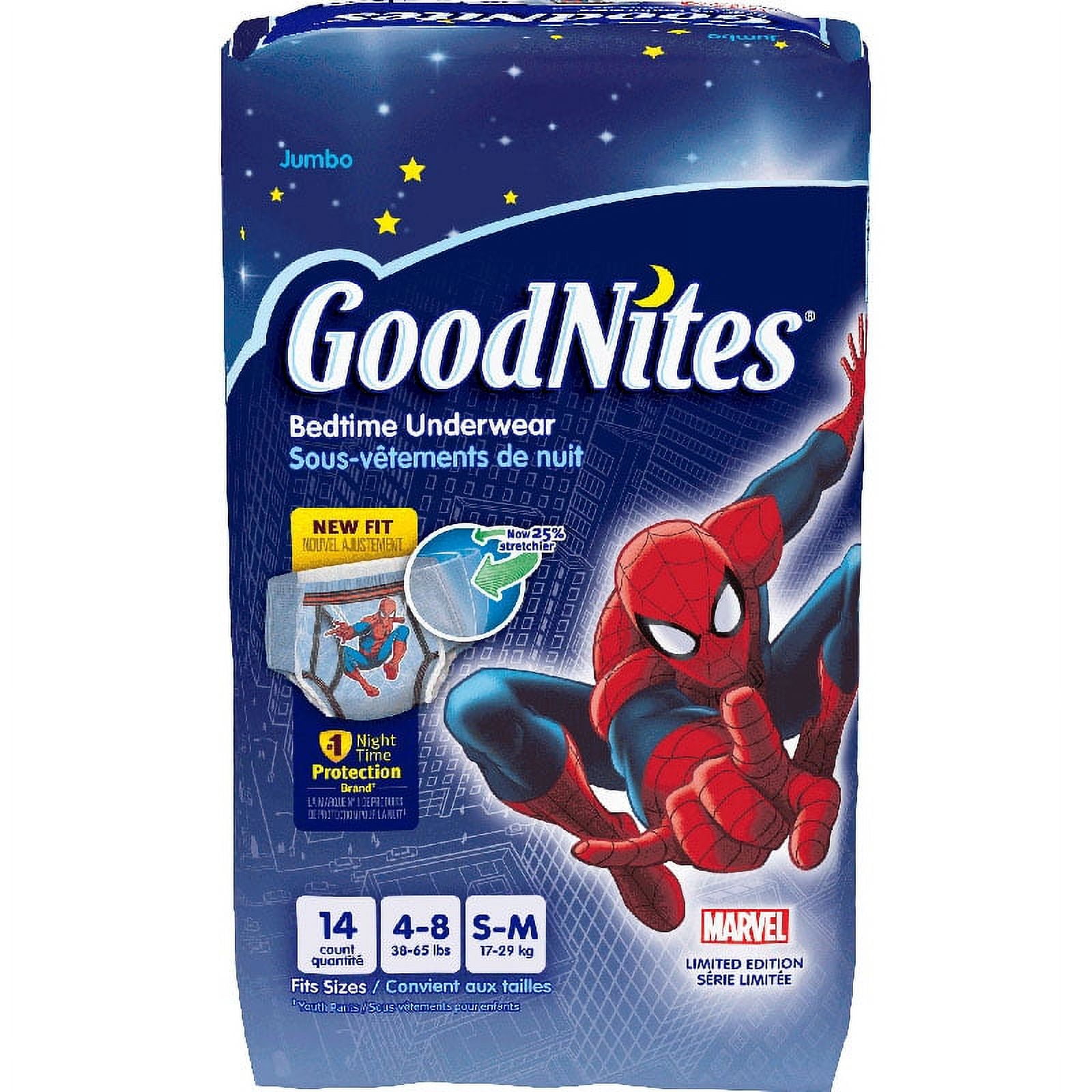 GoodNites Youth Absorbent Underwear Pull On Small / Medium Disposable Heavy  Absorbency, Case of 56 