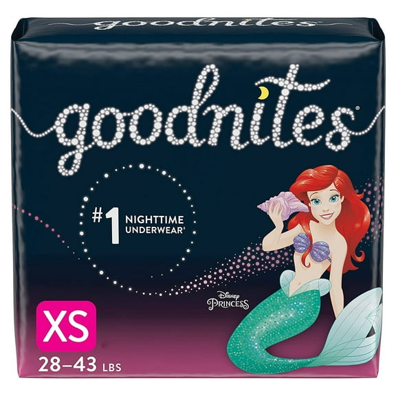 GoodNites Youth Youth Absorbent Underwear X-Small 28 to 43 lbs. 46761, 44 Ct