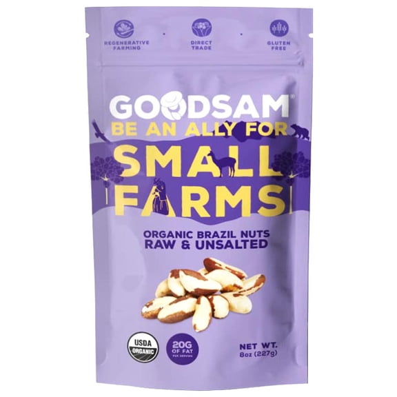 GoodSam - Organic Raw & Unsalted Nuts, 8oz | Multiple Flavors