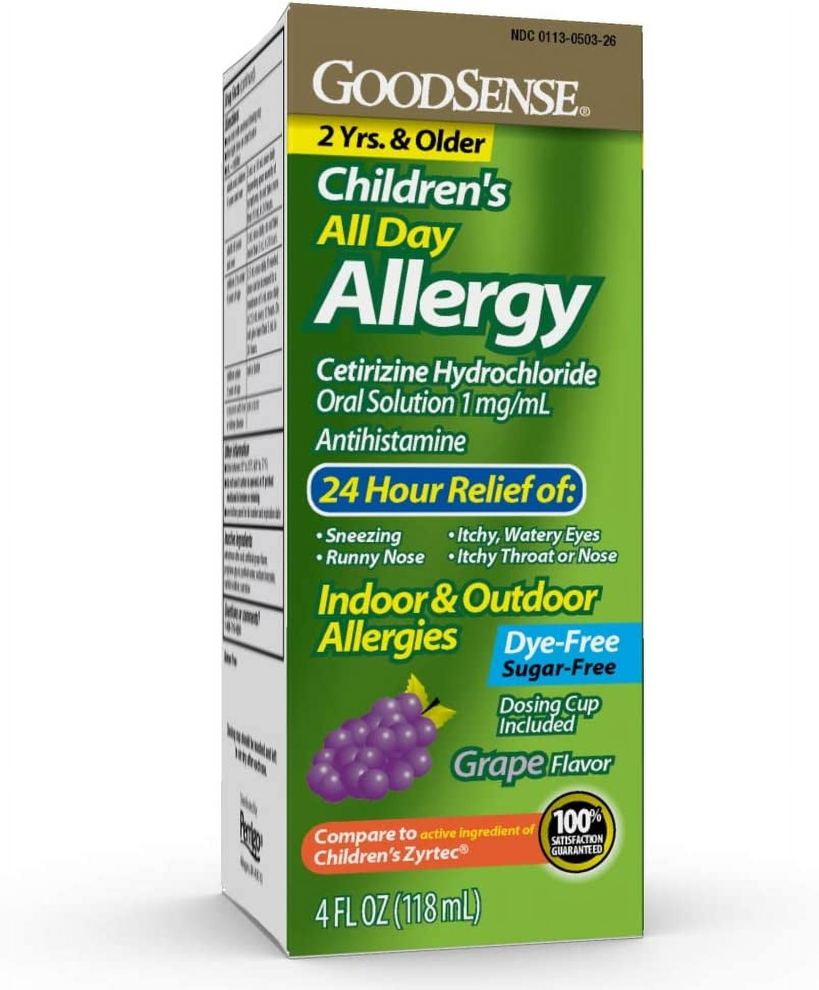 GoodSense Children s All Day Allergy, Cetirizine Hydrochloride Oral