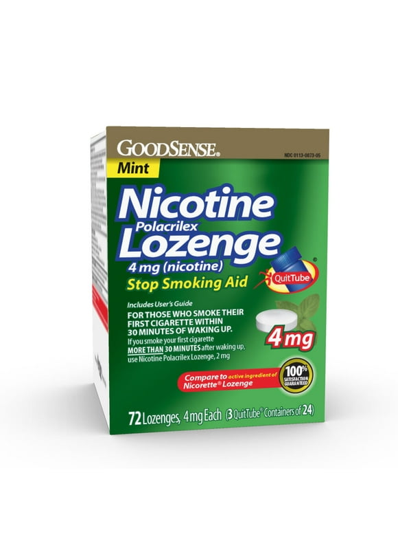Nicotine Lozenges 4 Mg in Quit Smoking