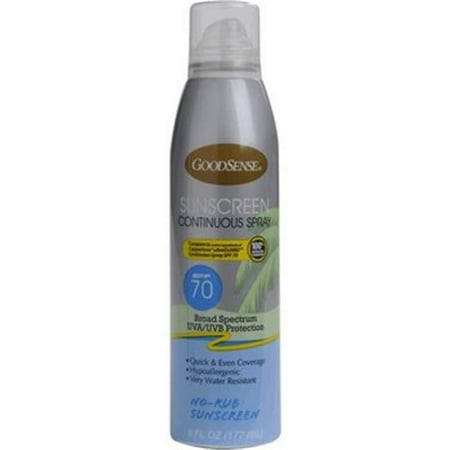 GoodSense Spf 70 Continuous Spray 6 oz. (12 Units Included)