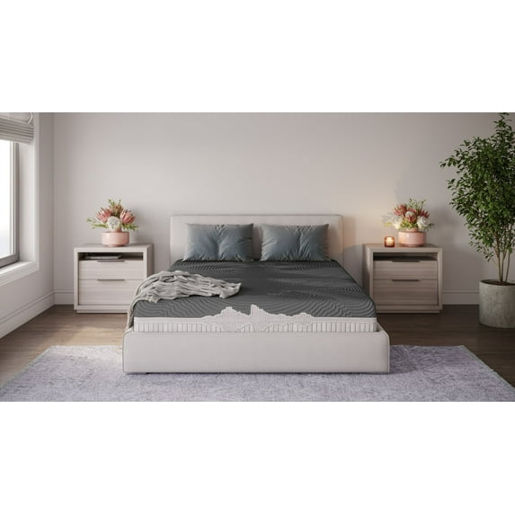 GoodVibeSleep Soothe Hybrid Foam and Coil 13" Mattress - Queen
