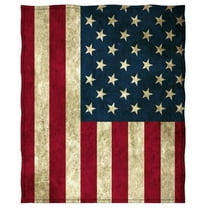 Goodbath American Flag Blanket,USA Flag Throw Blanket for Couch Sofa Bed Memorial Day Gift for Teens Boys Girls, 60 x 50 inches