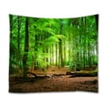 thumbnail image 1 of Goodbath Forest Tapestry, Nature Woodland Tree Tapestry Wall Hanging for Bedroom Living Room Dorm Home Décor,80"x60",Green, 1 of 8