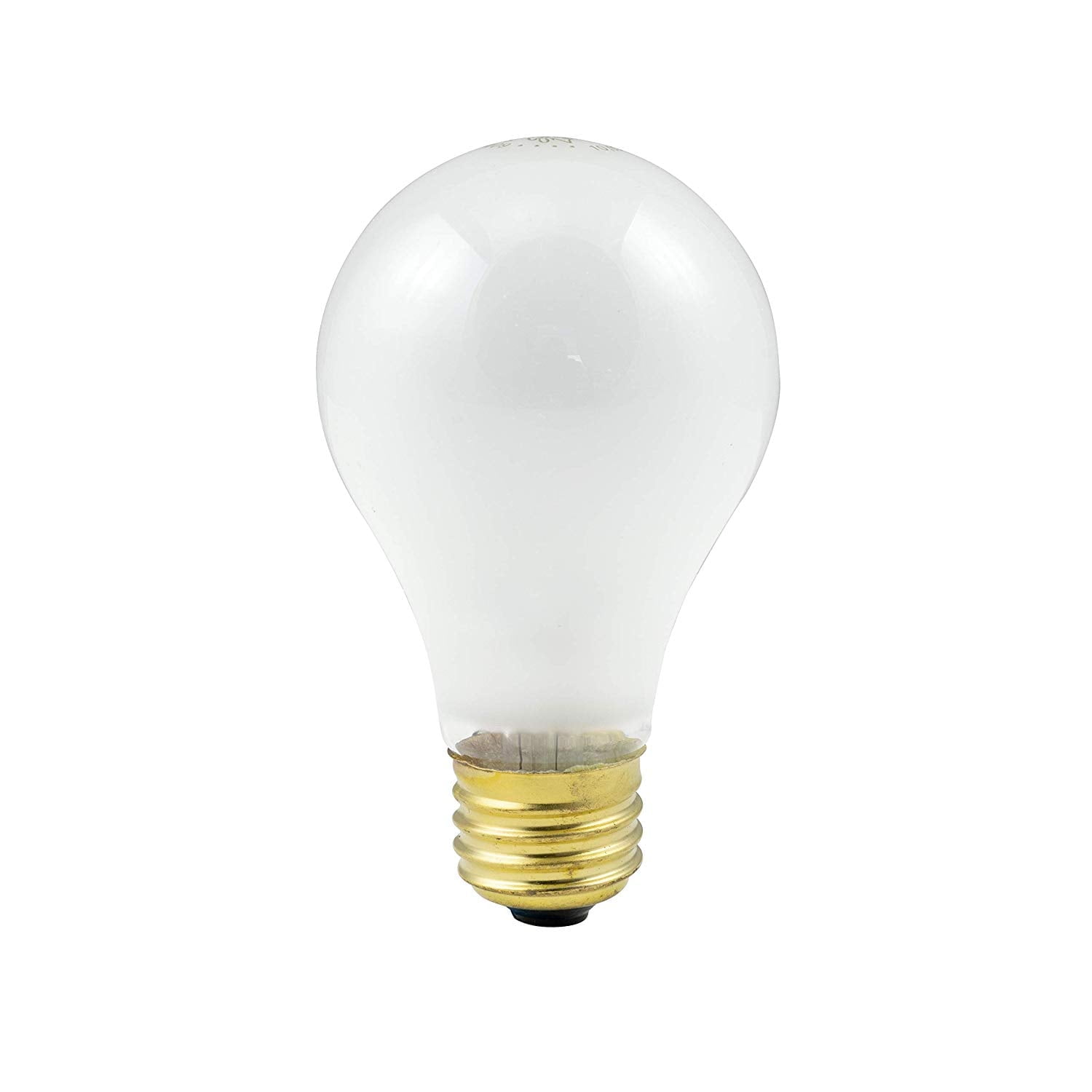 Goodbulb 60 Watt A19 Medium Base 130 Volt Rough Service 5000 Hour Incandescent - Standard Household E26 Bulb - 1 Pack