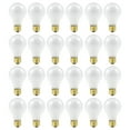 thumbnail image 1 of Goodbulb 60 Watt A19 Medium Base 130 Volt Rough Service 5000 Hour Incandescent - Standard Household E26 Bulb - Frosted Finish/Pack of 2, 1 of 2