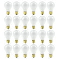 thumbnail image 1 of Goodbulb 60 Watt A19 Medium Base 130 Volt Rough Service 5000 Hour Incandescent - Standard Household E26 Bulb - Frosted Finish/Pack of 4, 1 of 2