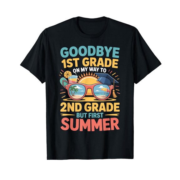 Goodbye 1st Class Hello 2nd Class Funny Summer 2026 T-Shirt